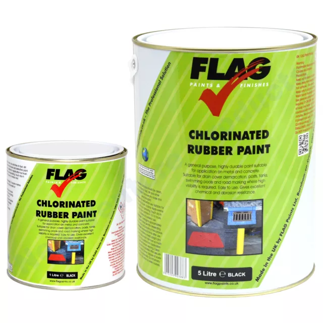 Flag Chlorinated Rubber Paint known as Road & Line Marking & Swimming Pool Paint