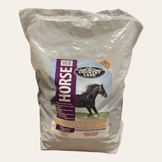 10lbs Country Lane Horse Digestion, Equine Digestive Supplement 53 Day Supply