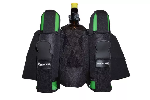 PaintNoMore 2+1 BattlePack black vertikal Harness Paintball PaintNoMore (1103)