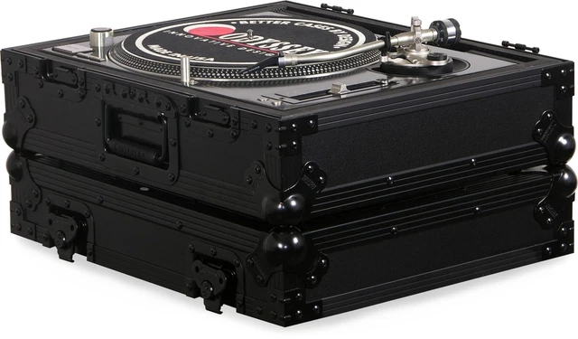 Odyssey FZ1200BL Universal Turntable Case - Black Hardware