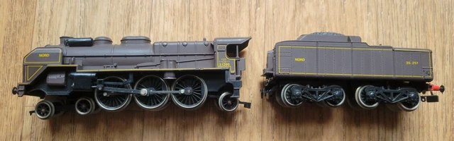 TRAIN ÉLECTRIQUE HO sncf jouef locomotive vapeur o40 TA 28 verte EUR