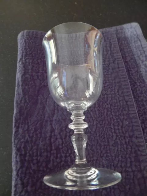 Baccarat Crystal France "Provence" Tall Water Goblet  6 7/8"