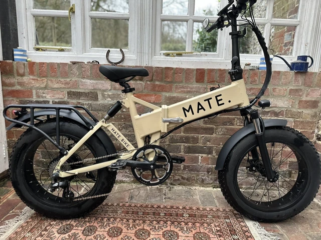 MATE X FOLDABLE Electric E-Bike 250W, Barely Used Desert Storm