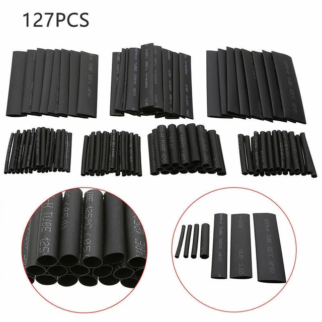Tubo termoretraibile poliolefine ad alte prestazioni 127 pz tubi 21 manici per c