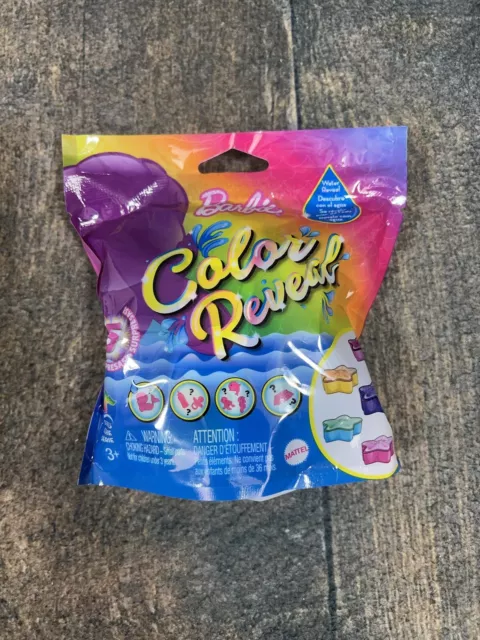 BARBIE COLOR WATER Reveal Rainbow Mermaid Series Baby 5 Surprises