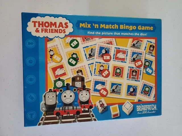 THOMAS THE TRAIN & Friends 2006 Mix 'N Match Bingo Game Complete ...