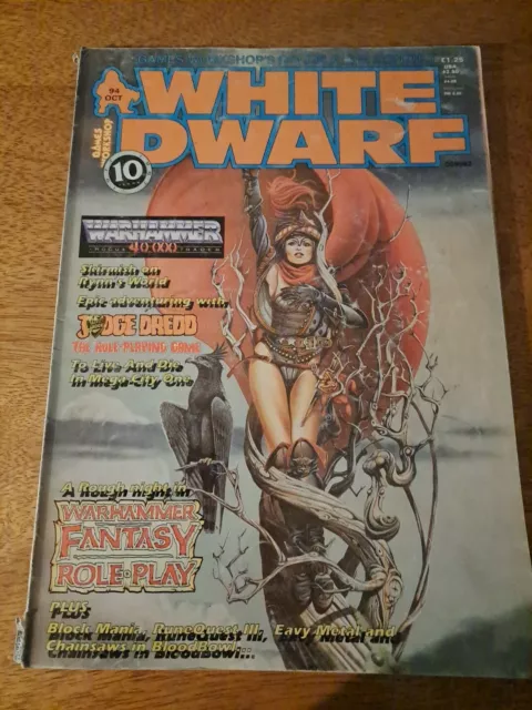 Games Workshop White Dwarf Magazines issue 94 October 1987 rare vintage