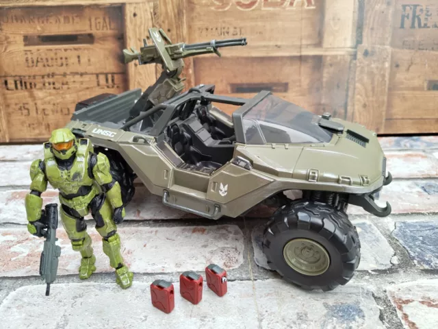World Of Halo Infinite Warthog with Master Chief and Accessories