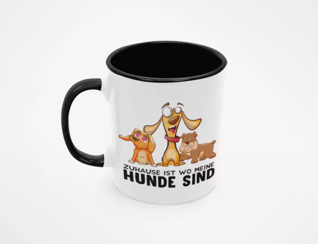 Meine Hunde | Spruchtasse | lustige Hundetasse | Motiv - Kaffeetasse / Geschenk