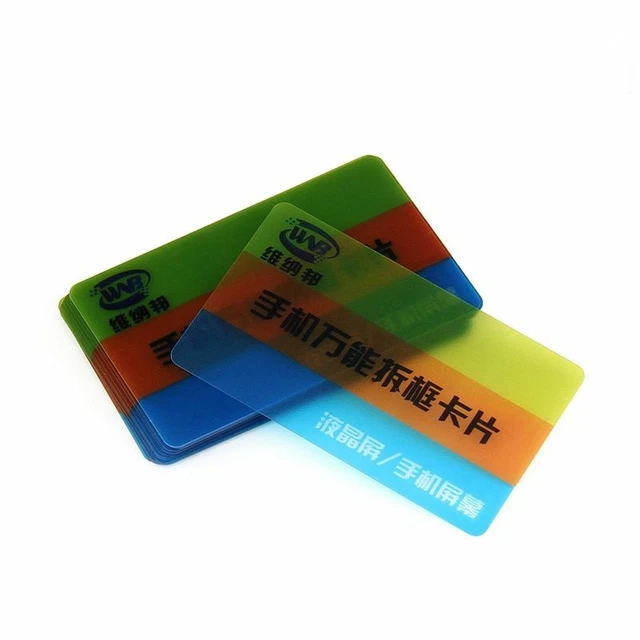 Mobile Phone LCD Screen Pry Opening Tools Plastic Card for iPhone iPad Samsung