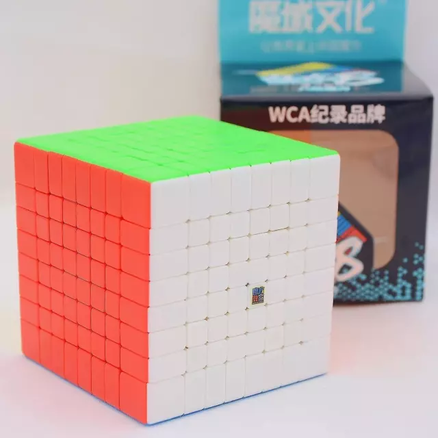 Moyu MFJS Meilong 8x8 Magic Speed Cube Stickerless 8x8x8 Professional Cube