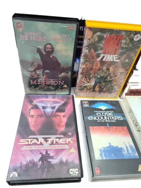 VHS Video Cassette Bundle Joblot Various Titles Big BOX Ex Rental 2