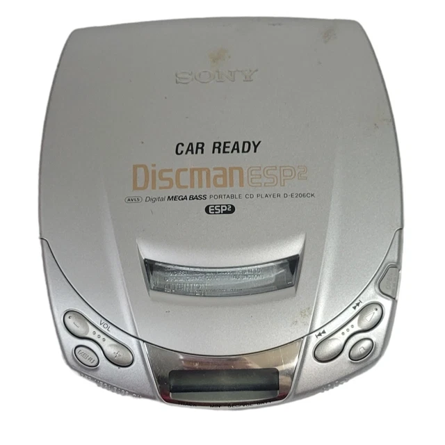 SONY CAR READY Discman ESP2 Digital MEGA BASS Portable CD Player D