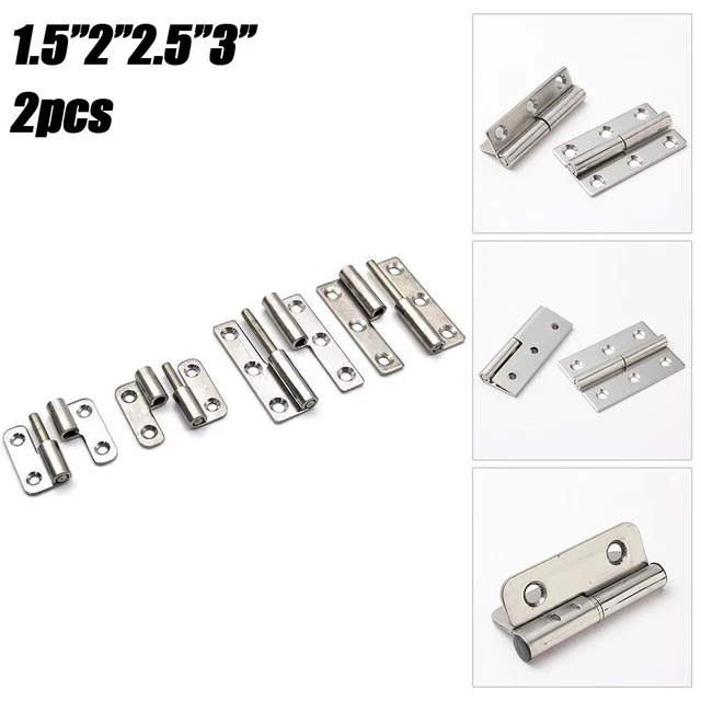 OWLMATE 2 Pièces Charniere Porte Lourde, Paumelles de Porte, Charnières