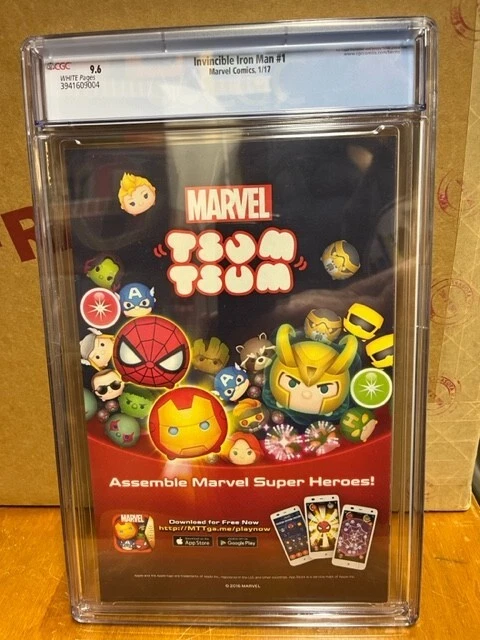 Invincible Iron Man #1 2017 CGC 9.6 Riri Williams as Ironheart 3