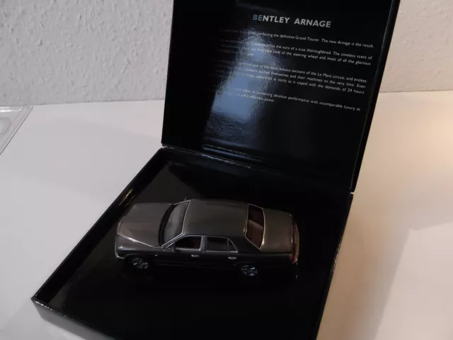 Minichamps BENTLEY ARNAGE T Cypress Metallic 1:43  DEALER-Modell  NEUWERTIG!