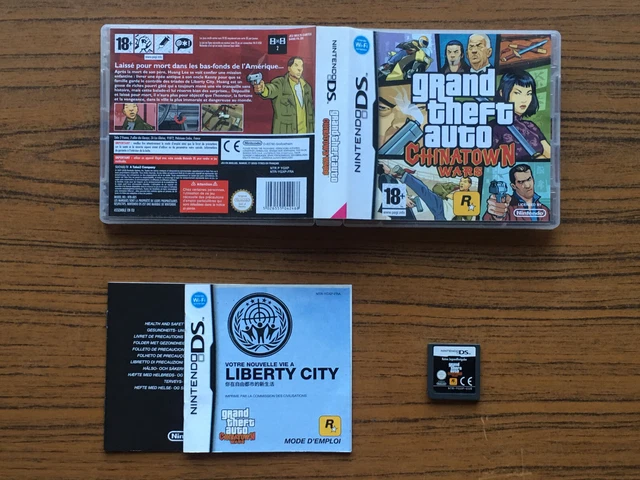 GTA Chinatown Wars Sur PSP – Version PAL FR Complète (boîte, Notice) – Très Bon état