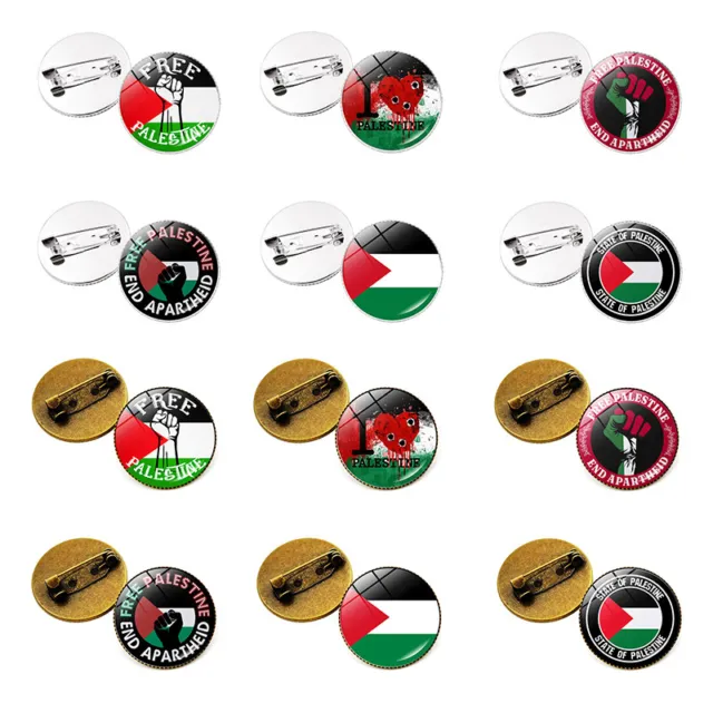 Pin du drapeau de la Palestine Palestine Map arc--en--ciel Badge en fice