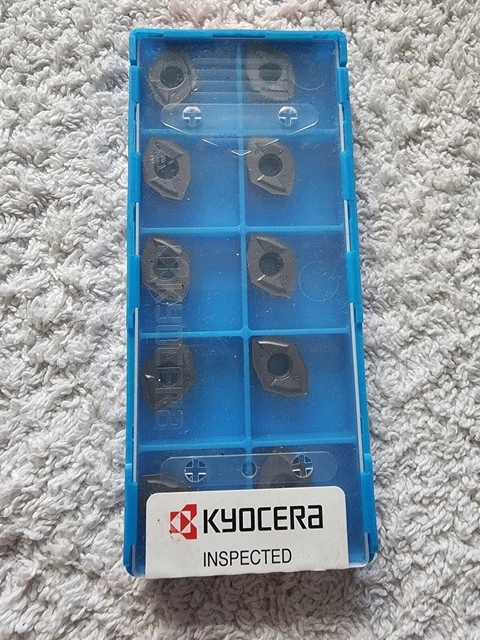 10 KYOCERA CARBIDE U Drill Inserts ZXMT 09T306 GM ( PR1230) DRX