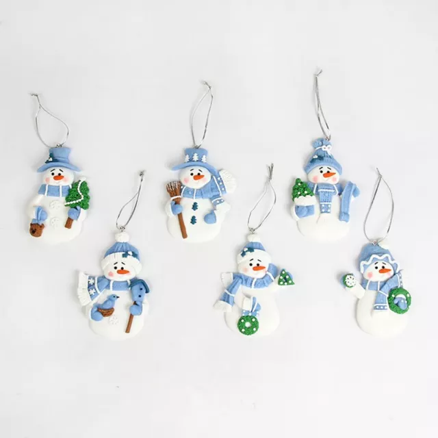 XMAS Christmas Products Little Snowman Christmas Decoration Soft Pottery