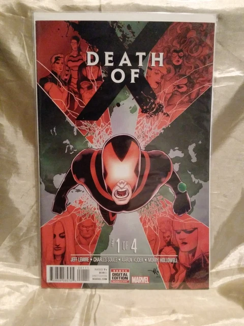 Death of X #1-4 (complete set) Aaron Kuder Cover Marvel Comics 2016