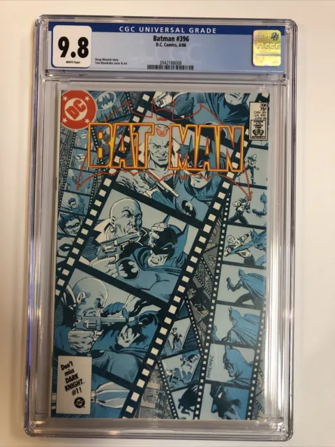 Batman  (1986) # 396 (CGC 9.8 WP) Doug Moench Story & Tom Mandrake Cover & Art