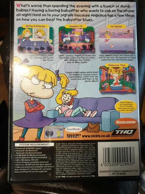 RUGRATS: TOTALLY ANGELICA: Boredom Buster (PC CD-ROM) £1.00 - PicClick UK