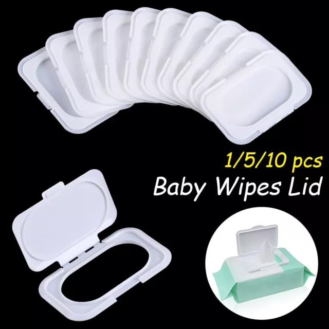 1/5/10 pcs New Portable Child Baby Wipes Lid Flip Cover Tissues Cover Reusable