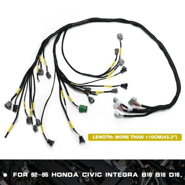OBD1 BUDGET D Bseries Tucked Engine Harness For Honda Civic Integra