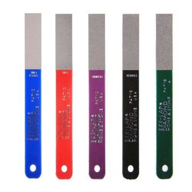 EZE-LAP L PAK5 Set SF/F/M/C/XC Diamante Codificado por Color Hones Azul