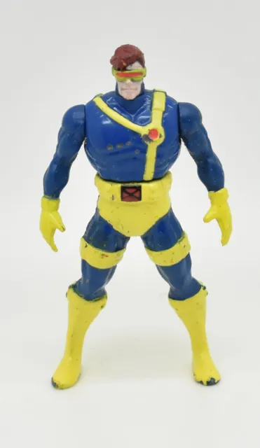 X-Men Steel Mutants Cyclops Straight Legs Pose 3" Diecast Figure Toy Biz 1994