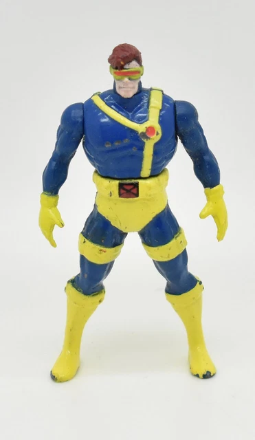 X-Men Steel Mutants Cyclops Straight Legs Pose 3" Diecast Figure Toy Biz 1994