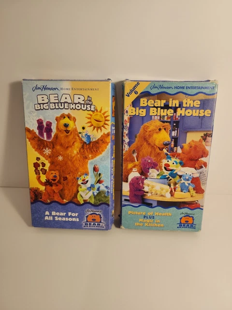 BEAR IN THE Big Blue House VHS Lot (2) Jim Henson (Tested Working) EUR ...