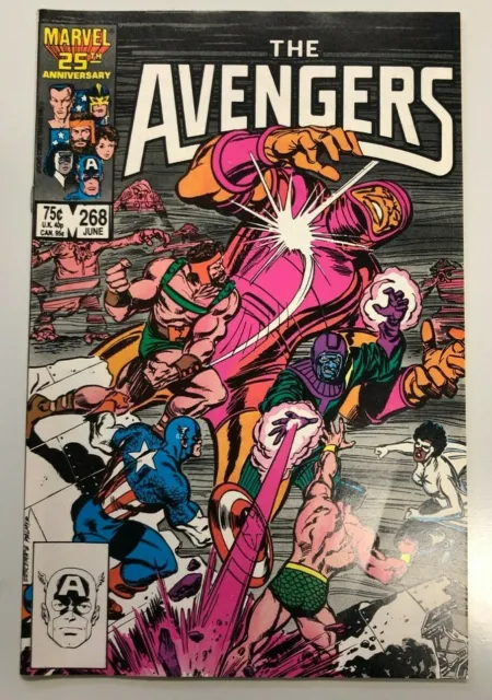 VINTAGE COMIC BOOK Marvel Comics The Avengers 1986 #268 Thor Hulk Iron Man
