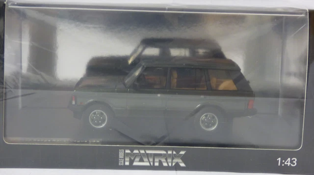 MATRIX RANGE ROVER Vogue LSE 4 door 1992- 1993 black 1:43 scale £87.95 ...