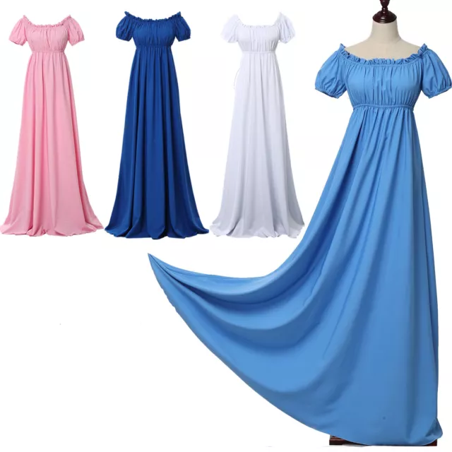 Abito da donna Regency abiti lunghi rievocazione vita impero abito per festa sera