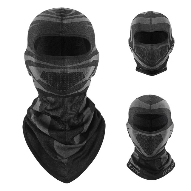 Cagoule BDSM Tricotée – Taille Unique, Ouvertures Yeux/bouche – Multicolore, Marque Etudevis