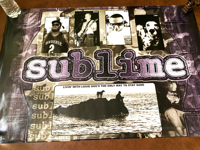 NEVER USED Sublime DOG Livin With Louis Out Of Print 2002 Poster RARE A++ NEVER USED Sublime DOG Livin With Louis Out Of Print 2002 Poster RARE A++