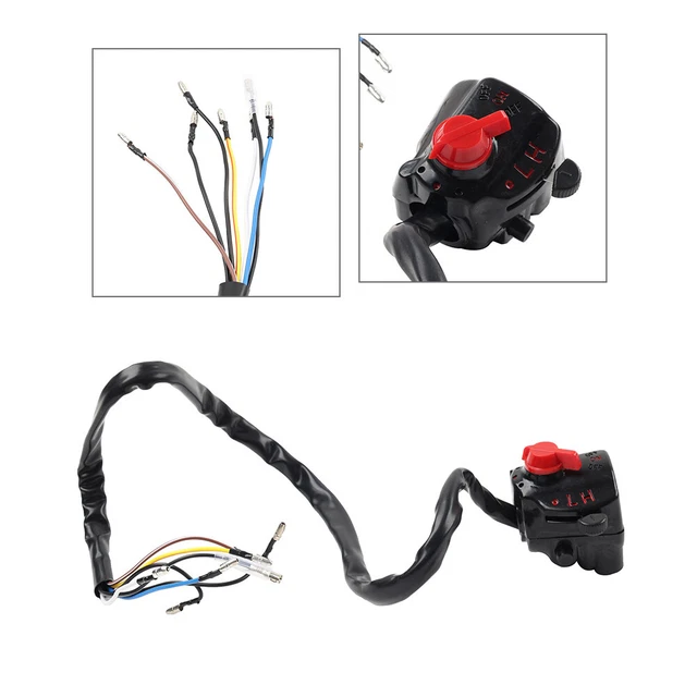 Throttle Honda Right Side Throttle / Switch / Start Assembly For Honda CB500 & CB750 - 35300-323-671 Cb750 Starter Solenoid - Foto 10