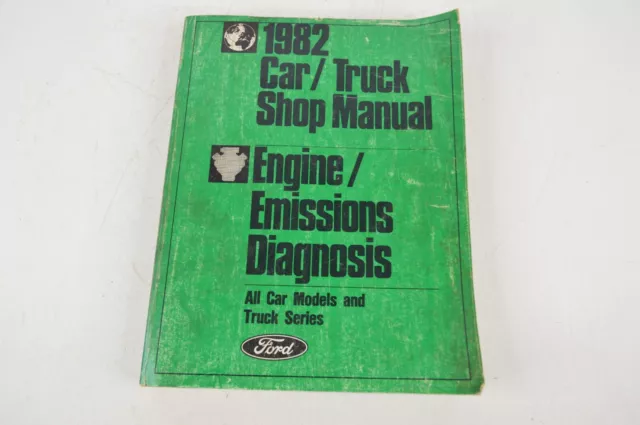 1982 Car Truck Shop Manual Engine Emissions Diagnosis Repair Book Service