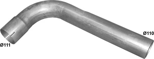 Tubo di scarico Polmo 68.51 silenziatore terminale centrale per Mercedes MK MAN TGA TGS 1 TGX