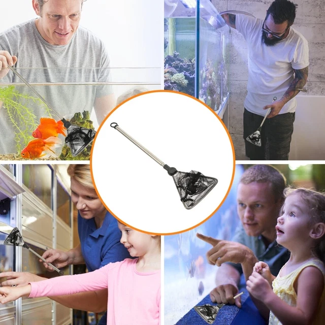 2 pcs Aquarium Garnelen Net Aquarium Reinigung Werkzeug Aqurium Net 5