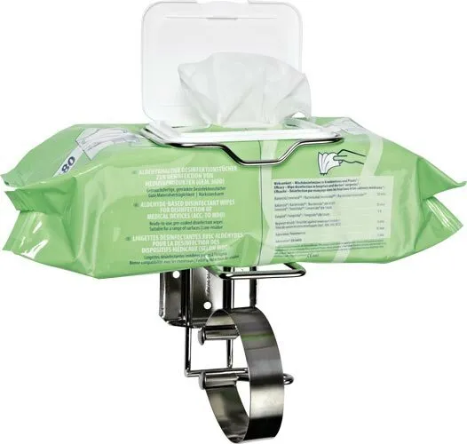 Bode Flow-Pack Feuchttücher Desinfektionstücher Spender Wandhalter Edelstahl