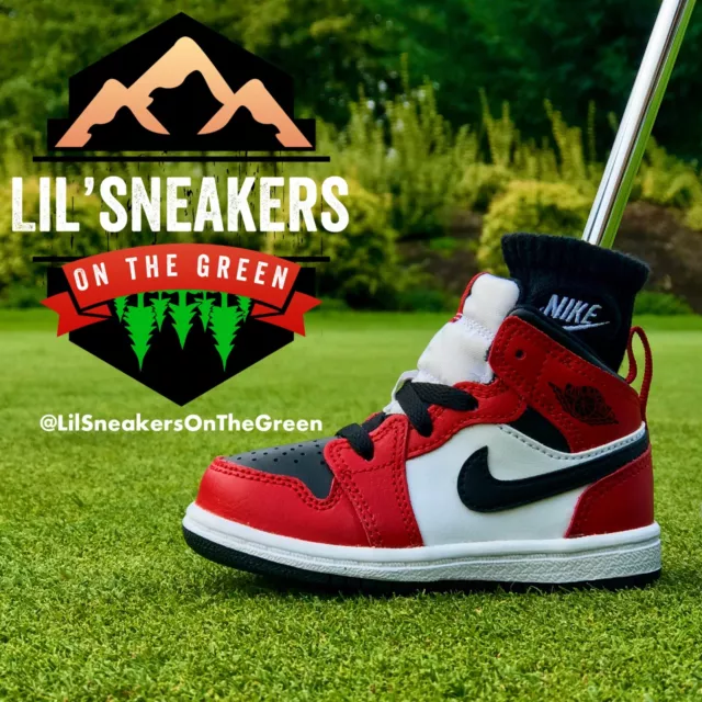 🔥Air Jordan 1 Retro 'Chicago - Black Toe' Blade Putter Head Cover Nike Golf🔥