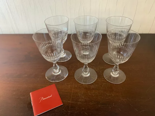 11 verres à eau modèle Nancy / Dombasle' en cristal de Baccarat  prix à la pièce