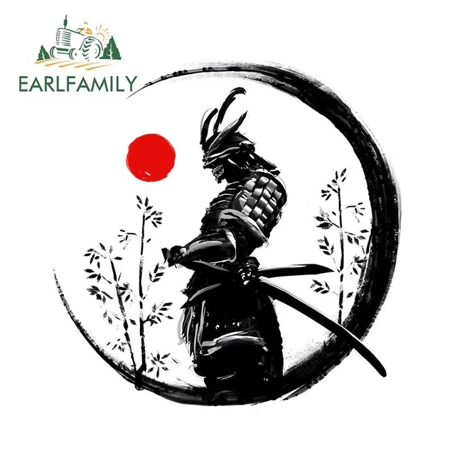 JAPAN SAMURAI WARRIOR Sticker Decal for Car Bike Truck Motorcycle