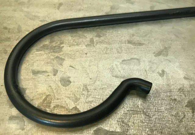 Hand Forged Worked Black 6 1/2" Wrought Iron Ladder S Hook Blacksmith Style NEW 3