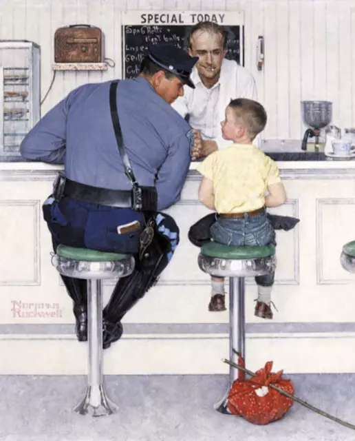 Print - The Runaway by Norman Rockwell
