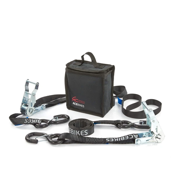 ACEBIKES Cintura a cricchetto pesante (nero)