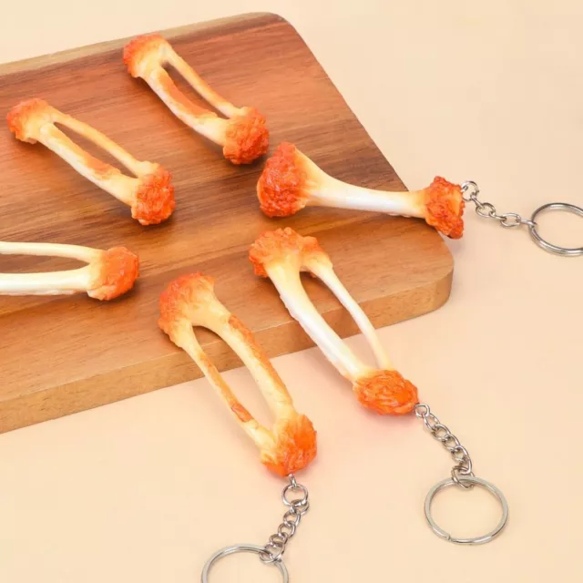 Model Chicken Leg Bone Pendant  Hanging Accessory